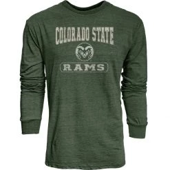 Blue 84 Colorado State Rams Quickslant Long Sleeve Shirt Forest