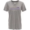 Blue 84 Women's Sioux Falls Cougars Flipbash T-Shirt Light Grey