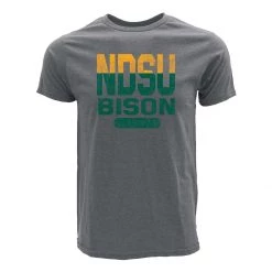 Blue 84 North Dakota State Bison Aqua T-Shirt Heather Grey -Hot Sale Blue 84 Store unnamed file 1050