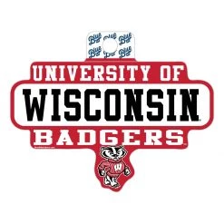 Blue 84 Wisconsin Badgers Gallus Sticker