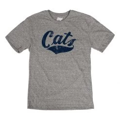 Blue 84 Montana State Bobcats Junior Mascot T-Shirt Heather