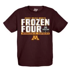 Blue 84 Kids' Minnesota Golden Gophers Frozen Four 2022 Cold Blood T-Shirt Maroon