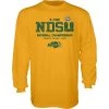 Blue 84 North Dakota State Bison Clint Long Sleeve Shirt Gold