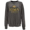 Blue 84 Women's Iowa Hawkeyes Whammy Crewneck Sweatshirt Grey