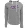 Blue 84 Northern Iowa Panthers Pointed Hoodie Heather Grey