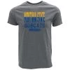 Blue 84 Montana State Bobcats Aqua T-Shirt Heather Grey