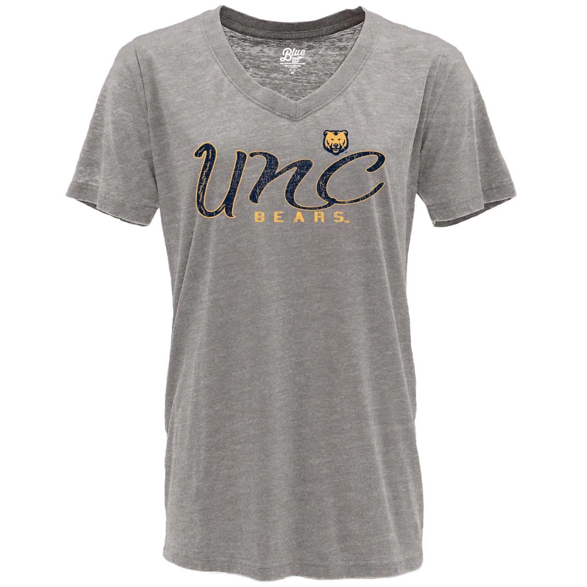 Blue 84 Women's Northern Colorado Bears Faceoff T-Shirt Light Grey 1 Blue 84 Women's Northern Colorado Bears Faceoff T-Shirt Light Grey