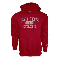 Blue 84 Iowa State Cyclones Toolbelt Hoodie Cardinal