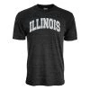 Blue 84 Illinois Fighting Illini Archie T-Shirt Grey Heather