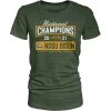 Blue 84 Women's North Dakota State Bison 2021 National Champions Kittles T-Shirt Forest