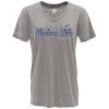 Blue 84 Women's Montana State Bobcats Flipbash T-Shirt Light Grey