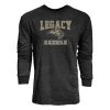 Blue 84 Bismarck Legacy Sabers Quick Slant Long Sleeve Shirt Black