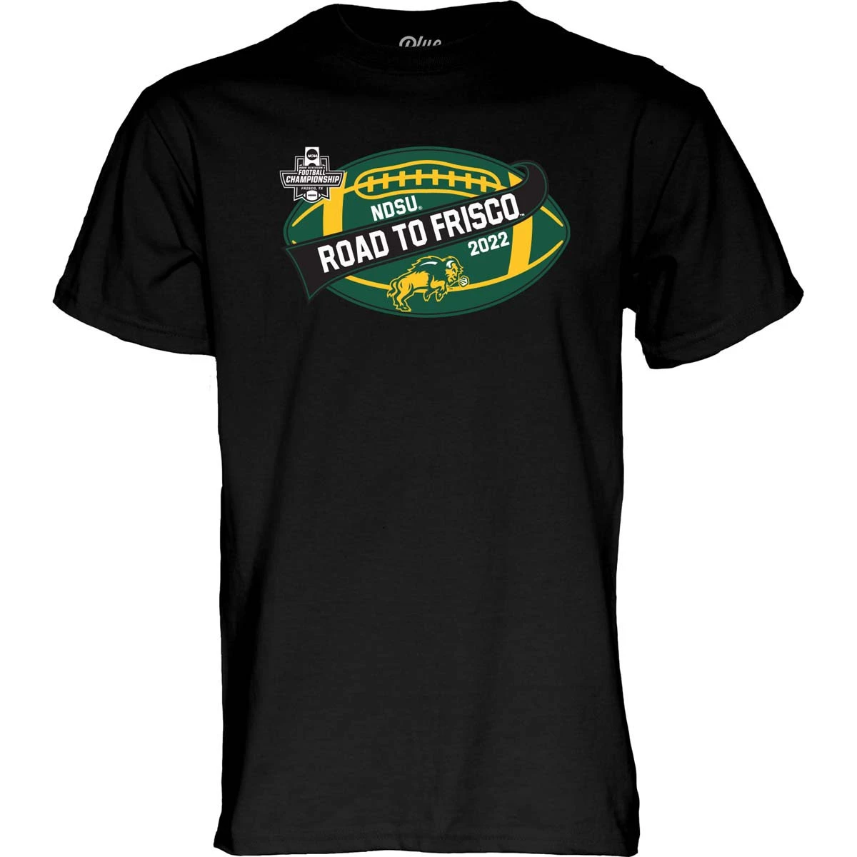 Blue 84 North Dakota State Bison Funball T-Shirt Forest 2 Blue 84 North Dakota State Bison Funball T-Shirt Forest - Image 2