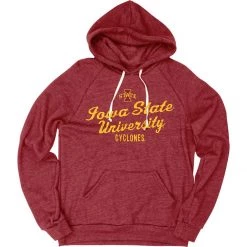 Blue 84 Iowa State Cyclones Pointed Hoodie Black