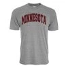 Blue 84 Minnesota Golden Gophers Archie T-Shirt Grey Heather