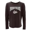 Blue 84 Women's Montana Grizzlies Face Off T-Shirt Maroon