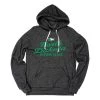 Blue 84 North Dakota Fighting Hawks Pointed Hoodie Black