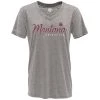 Blue 84 Women's Montana Grizzlies Flipbash T-Shirt Light Grey
