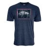 Men's Blue 84 Situate Buffalo Short Sleeve T-Shirt Heather Grey