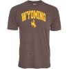Blue 84 Wyoming Cowboys Archie T-Shirt Brown