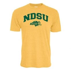 Blue 84 North Dakota State Bison Archie T-Shirt Gold -Hot Sale Blue 84 Store unnamed file 158