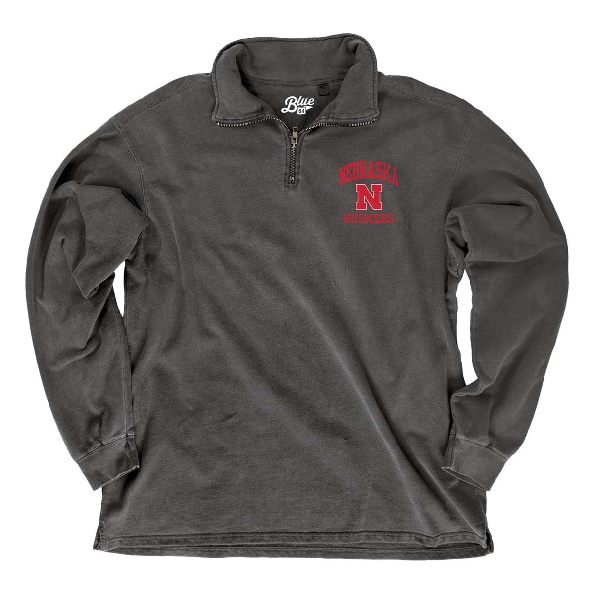 Blue 84 Women's Nebraska Cornhuskers Glance 1/4 Zip Top Red 3 Blue 84 Women's Nebraska Cornhuskers Glance 1/4 Zip Top Red - Image 3