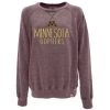Blue 84 Women's Minnesota Golden Gophers Whammy Crewneck Sweatshirt Cranberry