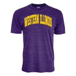 Blue 84 Western Illinois Leathernecks Archie T-Shirt Purple