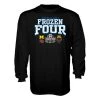 Blue 84 Frozen Four 2022 Hockey Long Sleeve Shirt Black