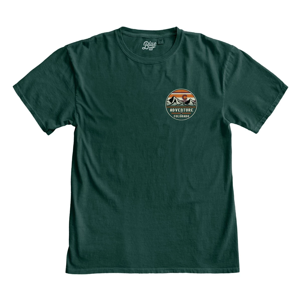 Blue 84 Colorado Adventure Elk T-Shirt Evergreen 3 Blue 84 Colorado Adventure Elk T-Shirt Evergreen - Image 3