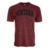 Blue 84 Montana Grizzlies Archie T-Shirt Maroon