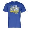 Blue 84 South Dakota State Jackrabbits Summit League Basketball Conference Champions T-Shirt Royal