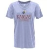 Blue 84 Women's Kansas Jayhawks Whammy T-Shirt Light Blue