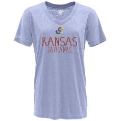Blue 84 Women's Kansas Jayhawks Whammy T-Shirt Light Blue