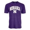 Blue 84 Nebraska Cornhuskers Archie T-Shirt Purple