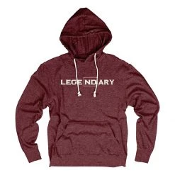Blue 84 ND Legendary Hoodie Maroon