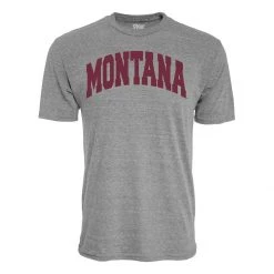 Blue 84 Montana Grizzlies Archie T-Shirt Grey Heather
