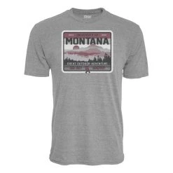 Blue 84 Montana Grizzlies Repudiate T-Shirt Maroon