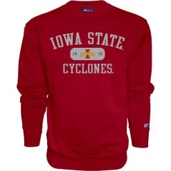 Blue 84 Iowa State Cyclones Tool Belt Crewneck Sweatshirt Cardinal
