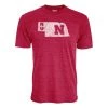 Blue 84 Nebraska Cornhuskers State Side T-Shirt Red