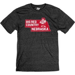 Blue 84 Nebraska Cornhuskers Big Country T-Shirt Black