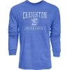 Blue 84 Creighton Bluejays Quickslant Long Sleeve Shirt Royal