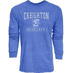 Blue 84 Creighton Bluejays Quickslant Long Sleeve Shirt Royal