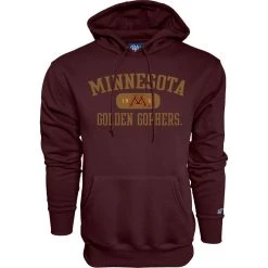 Blue 84 Minnesota Golden Gophers Tool Belt Crewneck Hoodie Maroon