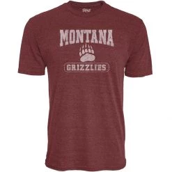 Blue 84 Montana Grizzlies Quickslant T-Shirt Maroon