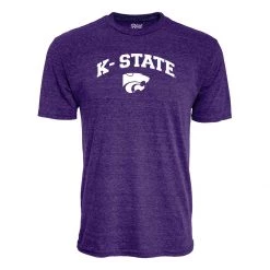 Blue 84 Kansas State Wildcats Archie T-Shirt Purple