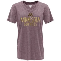 Blue 84 Women's Minnesota Golden Gophers Whammy T-Shirt Cranberry
