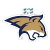 Blue 84 Montana State Bobcats Jr Mascot Logo Sticker
