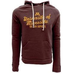 Blue 84 Minnesota Golden Gophers Pointed Hoodie Heather Grey -Hot Sale Blue 84 Store unnamed file 542