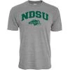 Blue 84 North Dakota State Bison Archie T-Shirt Heather